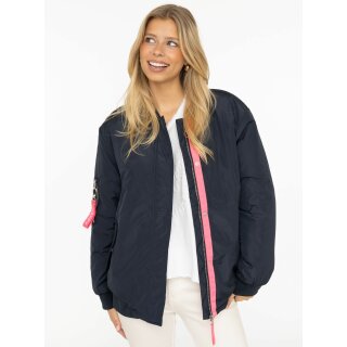 ZWILLINGSHERZ Bomberjacke "Happy" - Blau