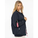ZWILLINGSHERZ Bomberjacke "Happy" - Blau