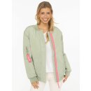 ZWILLINGSHERZ Bomberjacke "Happy" - Salbei XL