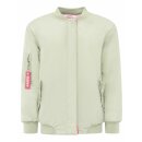 ZWILLINGSHERZ Bomberjacke "Happy" - Salbei XL