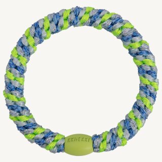 KKNEKKI Haargummi - Mix Blue Neon Green