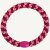 KKNEKKI Haargummi - Stripe Faded Rose Electric Pink Glitter