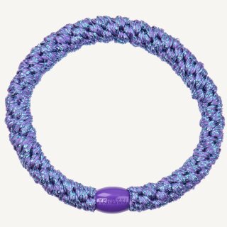KKNEKKI Haargummi - Purple Blue Glitter