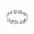 biba Armband Metall silber Herzen