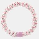 KKNEKKI Haargummi - Light Pink White Stripe