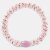 KKNEKKI Haargummi - Light Pink White Stripe