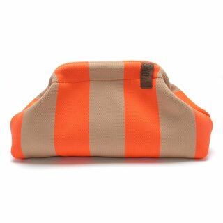 Clutch/Kosmetiktasche "EMMA" Beige-Orange