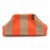 Clutch/Kosmetiktasche "EMMA" Beige-Orange
