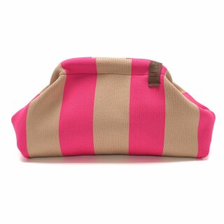 Clutch/Kosmetiktasche "EMMA" Beige/Pink