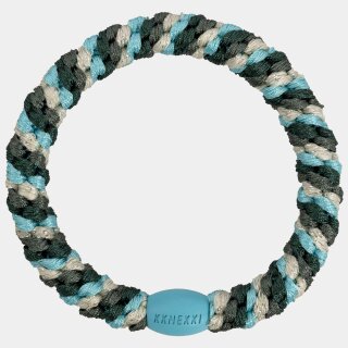KKNEKKI Haargummi - Mix Turquoise Jungle Glitter