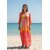 MISS GOODLIFE Dress Orange Palm XL (44)