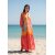 MISS GOODLIFE Dress Orange Palm XL (44)