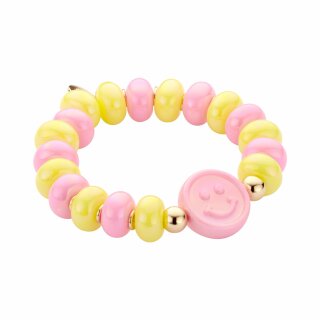 biba Armband - Gelb/Rosa