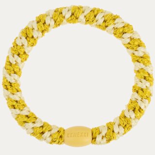 KKNEKKI Haargummi - Light Yellow Sun Glitter