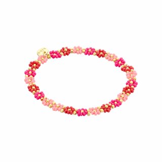 biba Armband - Flowers Pink