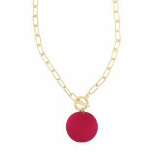 biba Kette goldfarben - Pink