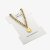 Smiley Kette aus Edelstahl gold