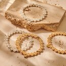 biba Armband Smiley gold matt