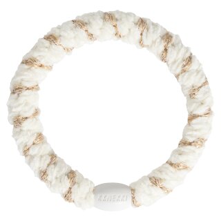 KKNEKKI Haargummi - Velvet Stripe Ivory