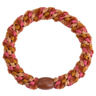 KKNEKKI Haargummi - Mix Terracotta Rasberry Glitter