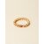 KKNEKKI Haargummi - Burned Terracotta Ivory Glitter Stripe