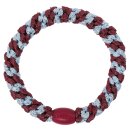KKNEKKI Haargummi - Rosewood Seablue Glitter Stripe