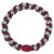 KKNEKKI Haargummi - Rosewood Seablue Glitter Stripe